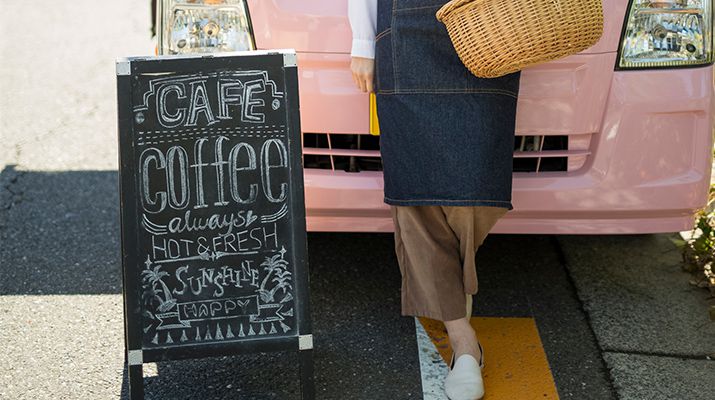 看板/風に強い看板/A型看板/オーダー看板/店鋪什器/ウェルカムボード