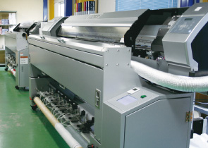 のぼり専用インクジェット印刷機