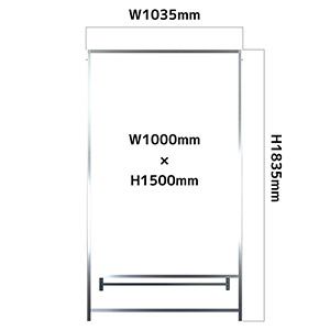 A型看板 ビスタJ スチール全面印刷(片面) cタイプ(1000×1500mm)